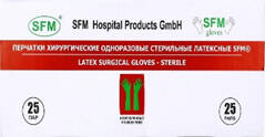 Перчатки хирургические гинекологические SFM 