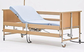 Arminia Economic II Медицинская кровать с регулировкой высоты, ламели деревянные (Германия) 